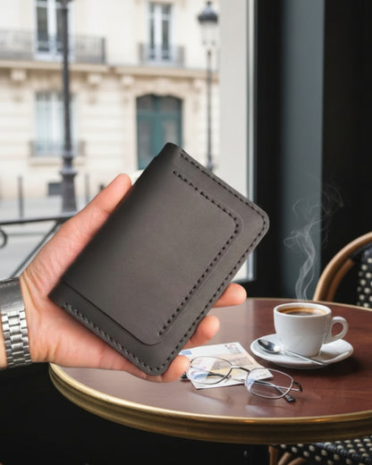 Portefeuille Maxi AYRENIX — Cuir Véritable