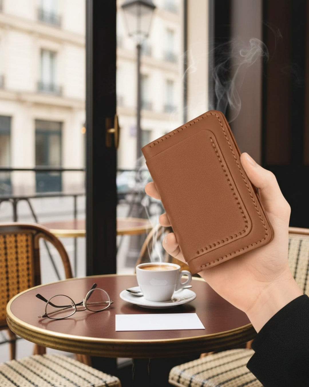 Portefeuille Maxi AYRENIX — Cuir Véritable